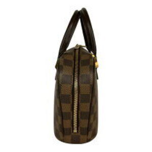 Louis Vuitton Damier Brown Saria Handbag Canvas